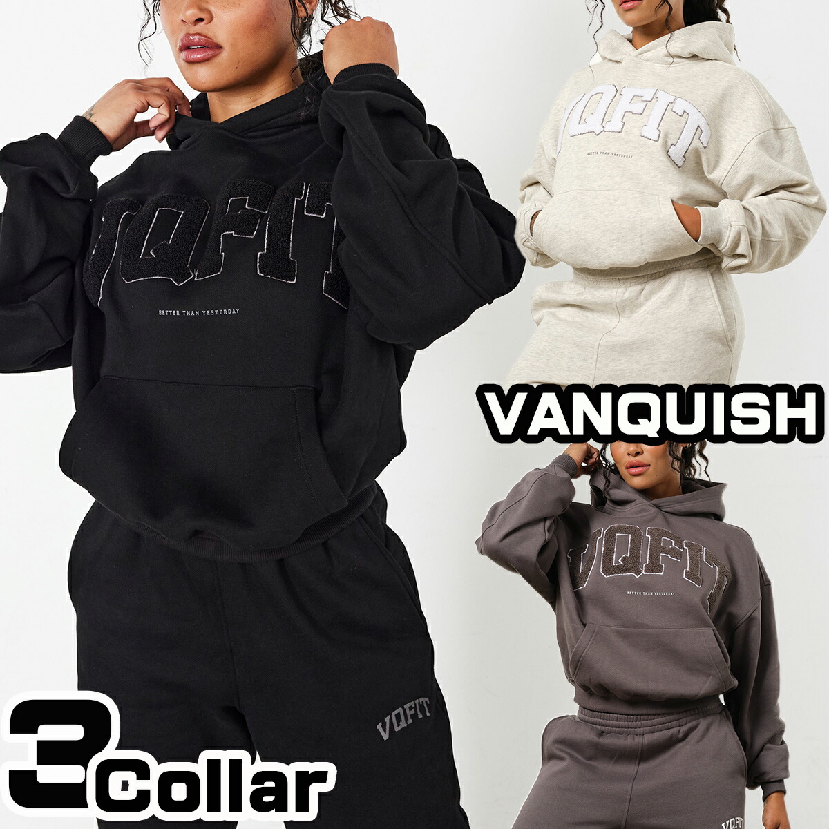 ヴァンキッシュ フィットネス ESSENTIAL FULL ZIP HOOD パーカー