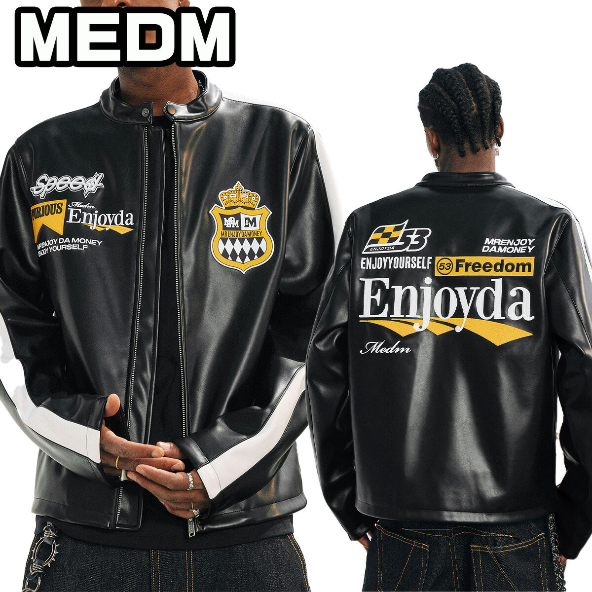 楽天市場】MEDM ミスターエンジョイダマネー 革 ジャケット
