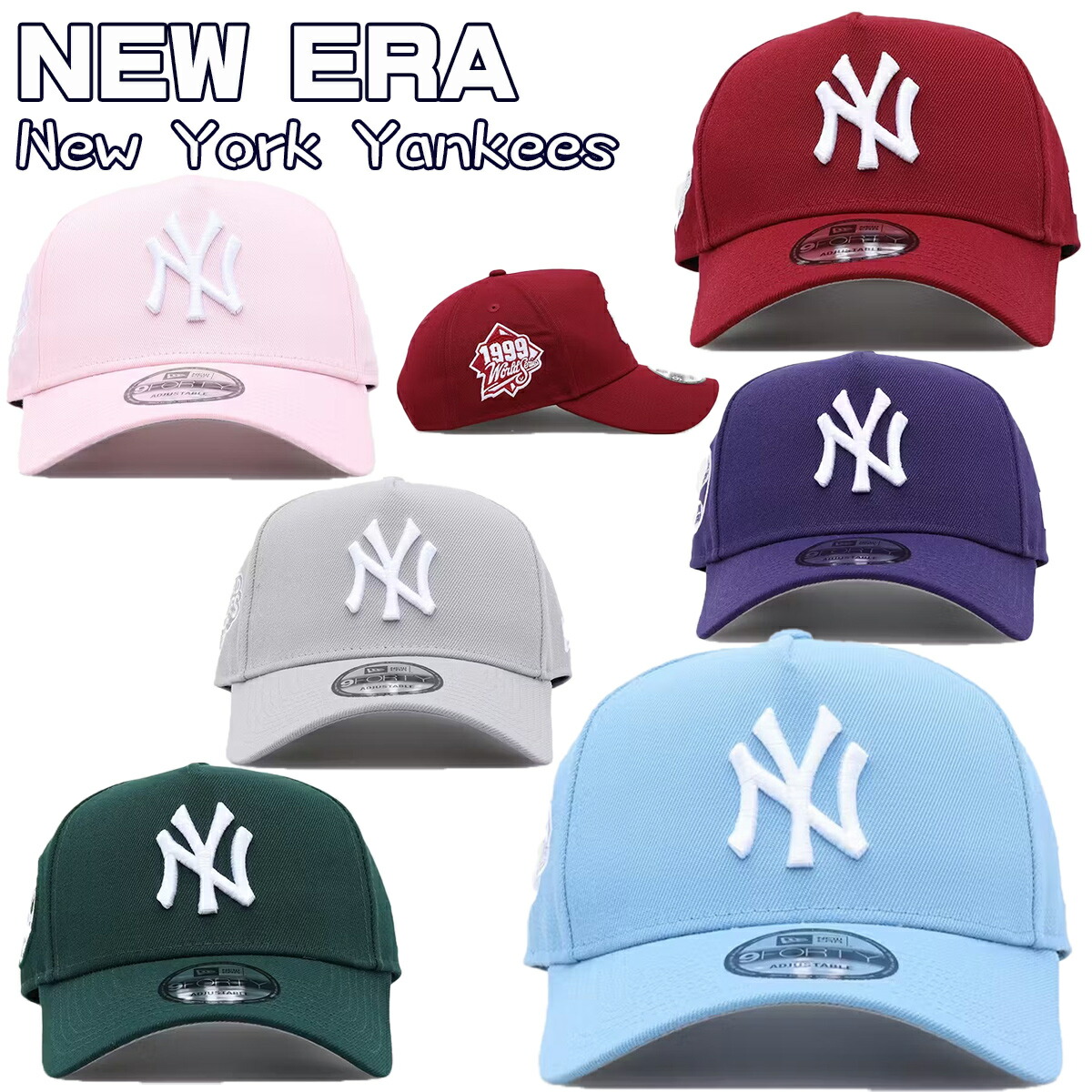ニューエラ キャップ NY ヤンキース NEW ERA New York Yankees ’Polychromatic’ 9FORTY A-Frame Snapback 帽子 メンズ ユニセックス 限定モデル 正規品 [帽子]ユ00572