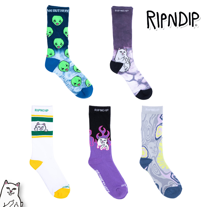 保障できる】 Ripndip We Out Here Socks Cream 靴下 ソックス tbg.qa