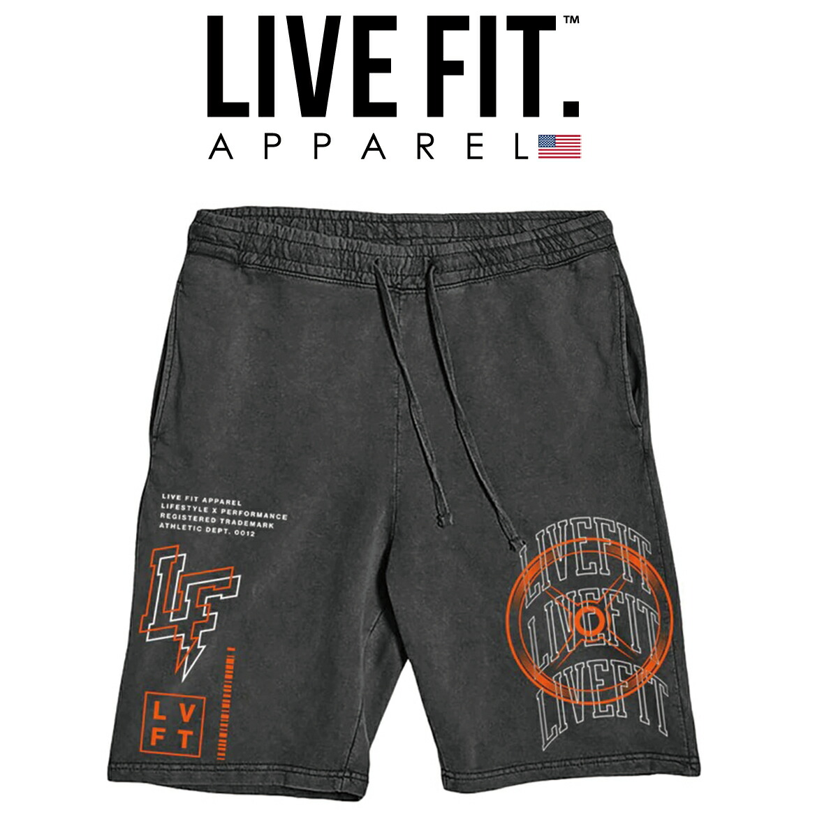 【楽天市場】リブフィット LIVE FIT ショーツ ハーフパンツ TRUST THE IRON SWEAT SHORTS 短パン メンズ