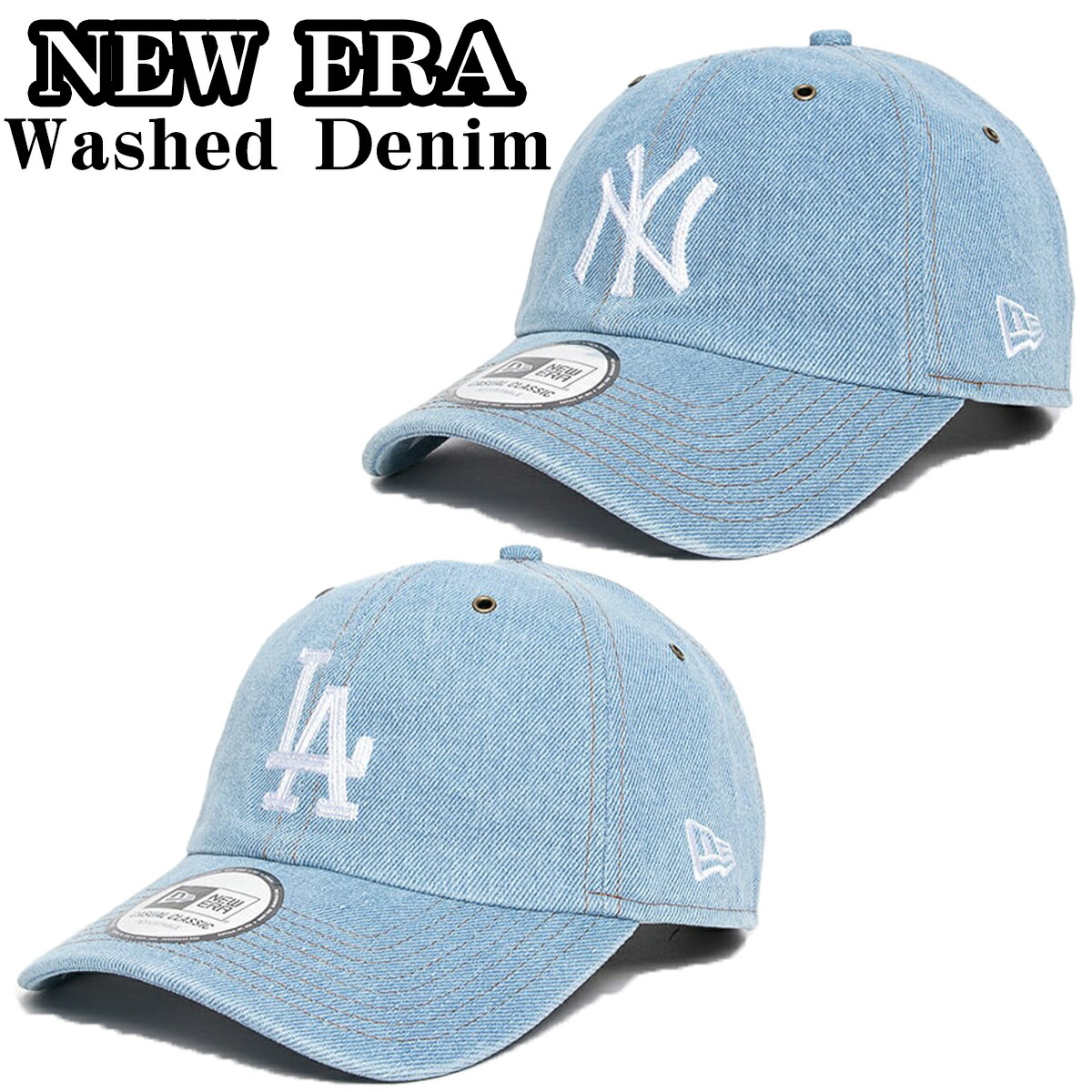 楽天市場】【韓国】NEW ERA 940UNST デニムキャップ NEYYAN