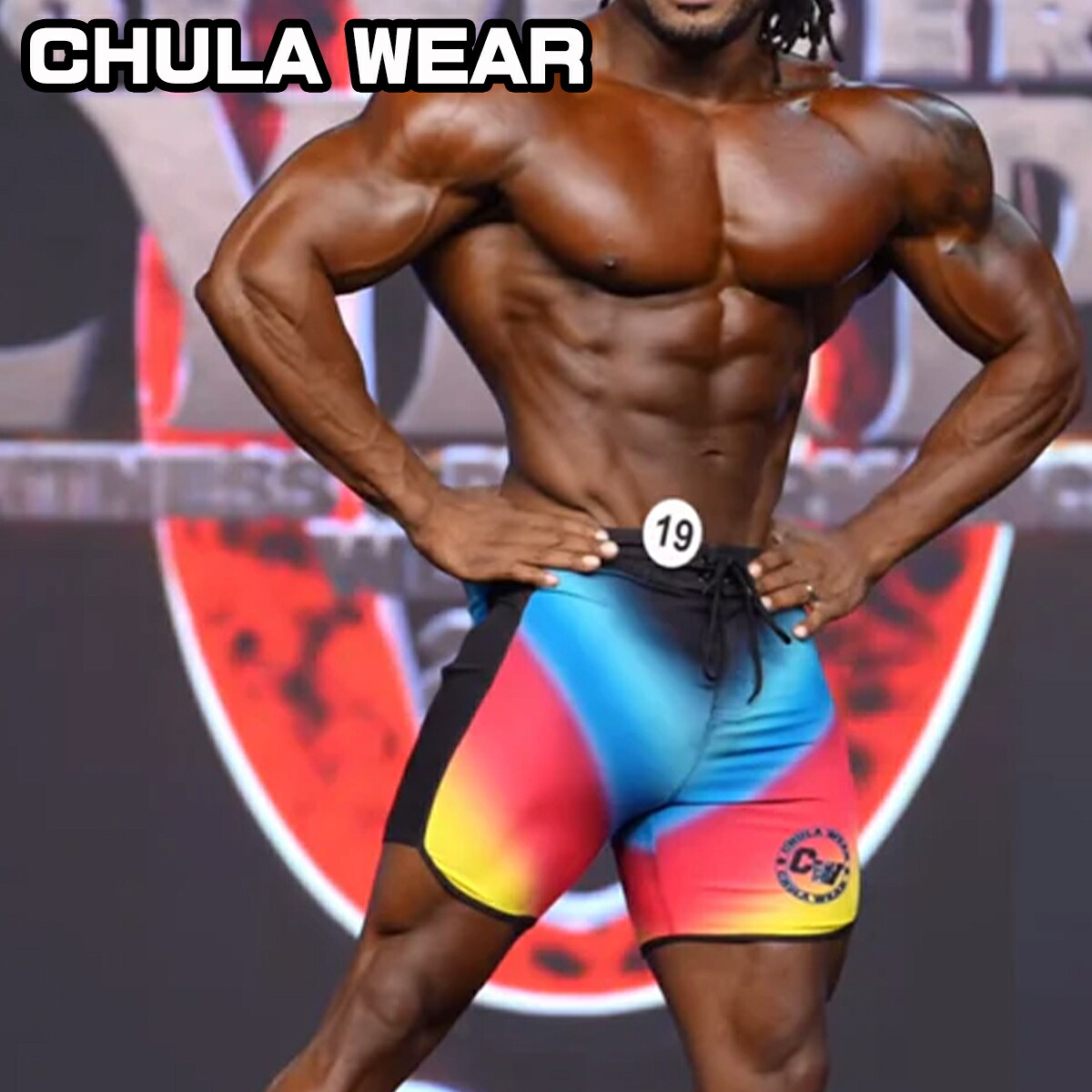 チュラウェア サーフパンツ CHULA WEAR ステージ ショーツ 水着 TUSCANY’s ハーフパンツ 短パン フィジーカー 大会 メンズ 筋トレ ジム ウエア 正規品[衣類]ユ00582