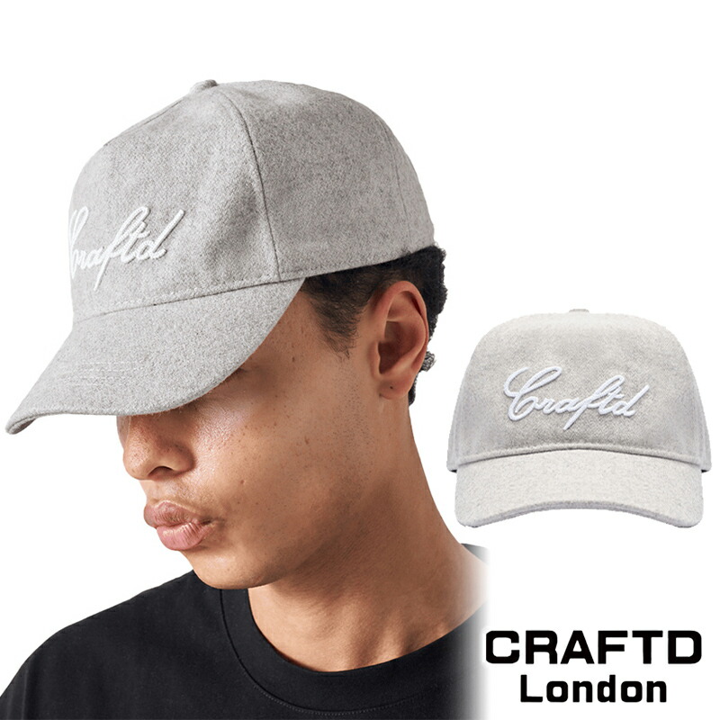 CRAFTD London クラフトロンドン キャップ 帽子 WOOL SIGNATURE CAP フリーサイズ 調節可能 ぼうし アクセサリー メンズ [帽子] ユ00572