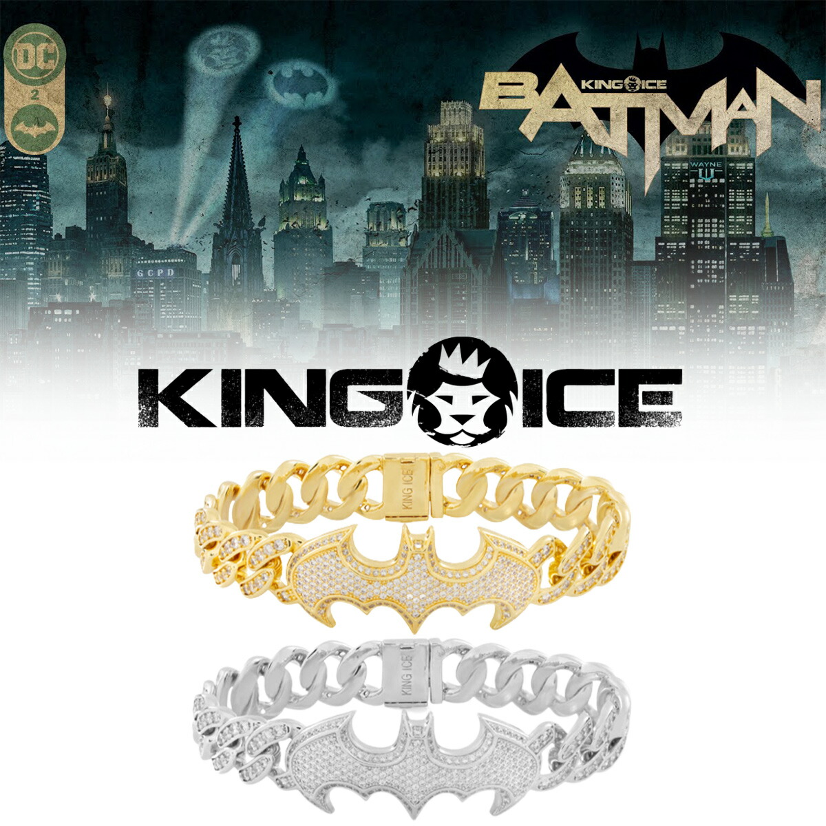 楽天市場】KING ICE キングアイス ブレスレット 15MM ROLEX LINK