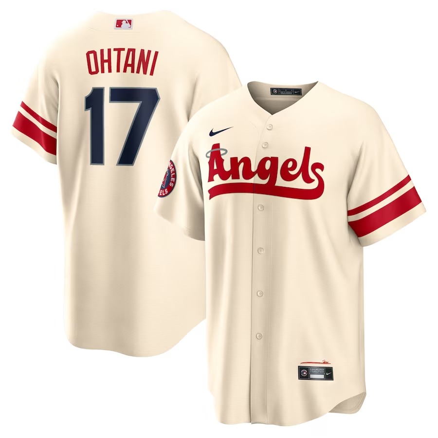 ロサンゼルス エンゼルス ユニホーム MLB オフィシャル 17 NIKE ナイキ レプリカ ユニフォーム WHITE USサイズ 海外限定 半袖 正規品[衣類]ユ00572｜WILLS