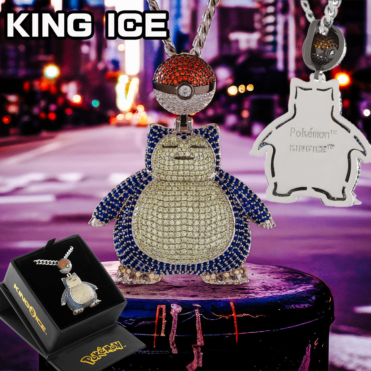楽天市場】KING ICE キングアイス ネックレス Pokemon The