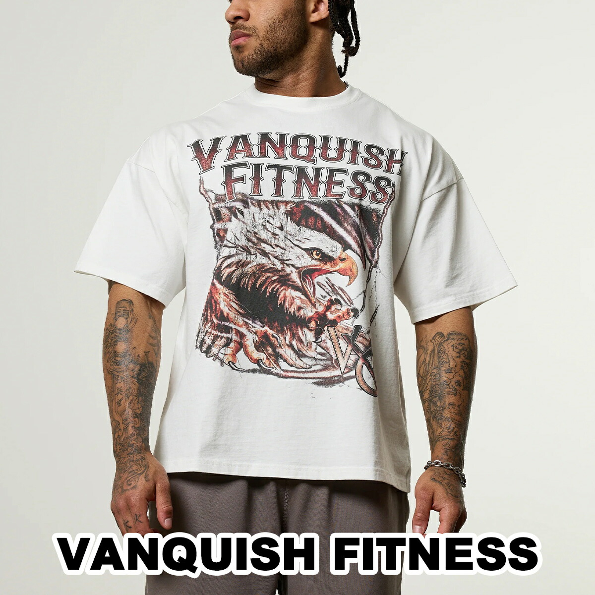 楽天市場】ヴァンキッシュ フィットネス Tシャツ オーバーサイズ