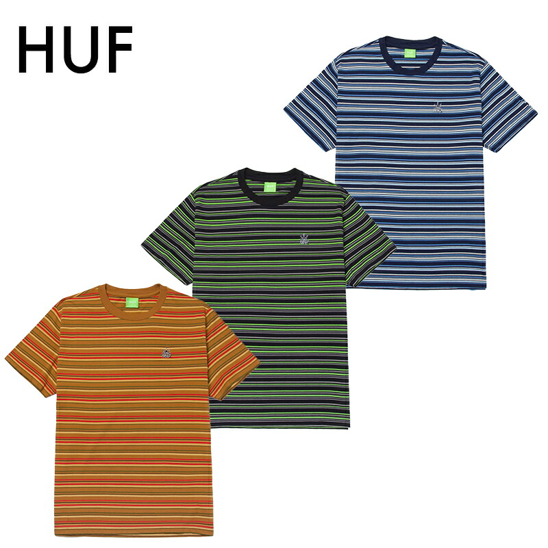 【楽天市場】ハフ Tシャツ 半袖 HUF CROWN STRIPE KNIT TOP