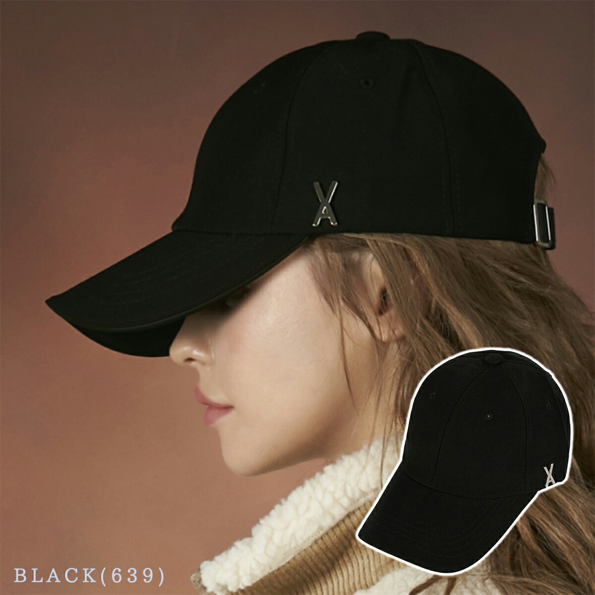 バザール キャップ VARZAR Silver stud over fit ball cap 帽子