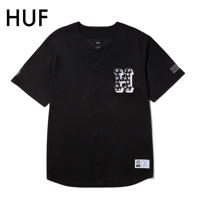 【楽天市場】ハフ ベースボールシャツ HUF Tシャツ 半袖 FOREVER BASEBALL JERSEY ジャージ ブラック ホワイト トップス  スケーター ストリート系 スケートボード 人気 メンズ 正規品 KN00340 [衣類] : WILLS