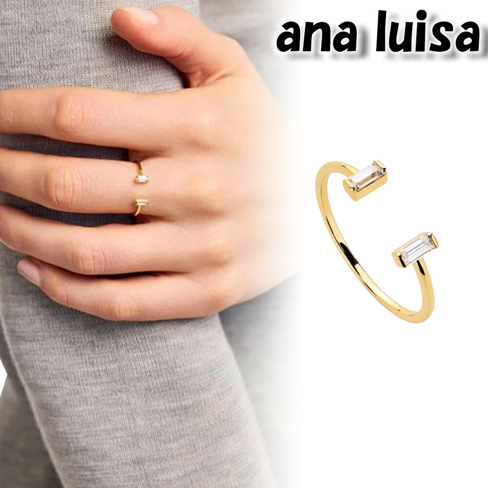 ana luisa アナルイサ リング 指輪 14K ZOLA Gold Band Ring ゴールド 金 低刺激性 アクサセリー 誕生日 プレゼント ギフト 贈り物 お祝い パーティー 結婚式 二次会 人気 ホワイトデー [アクセサリー]