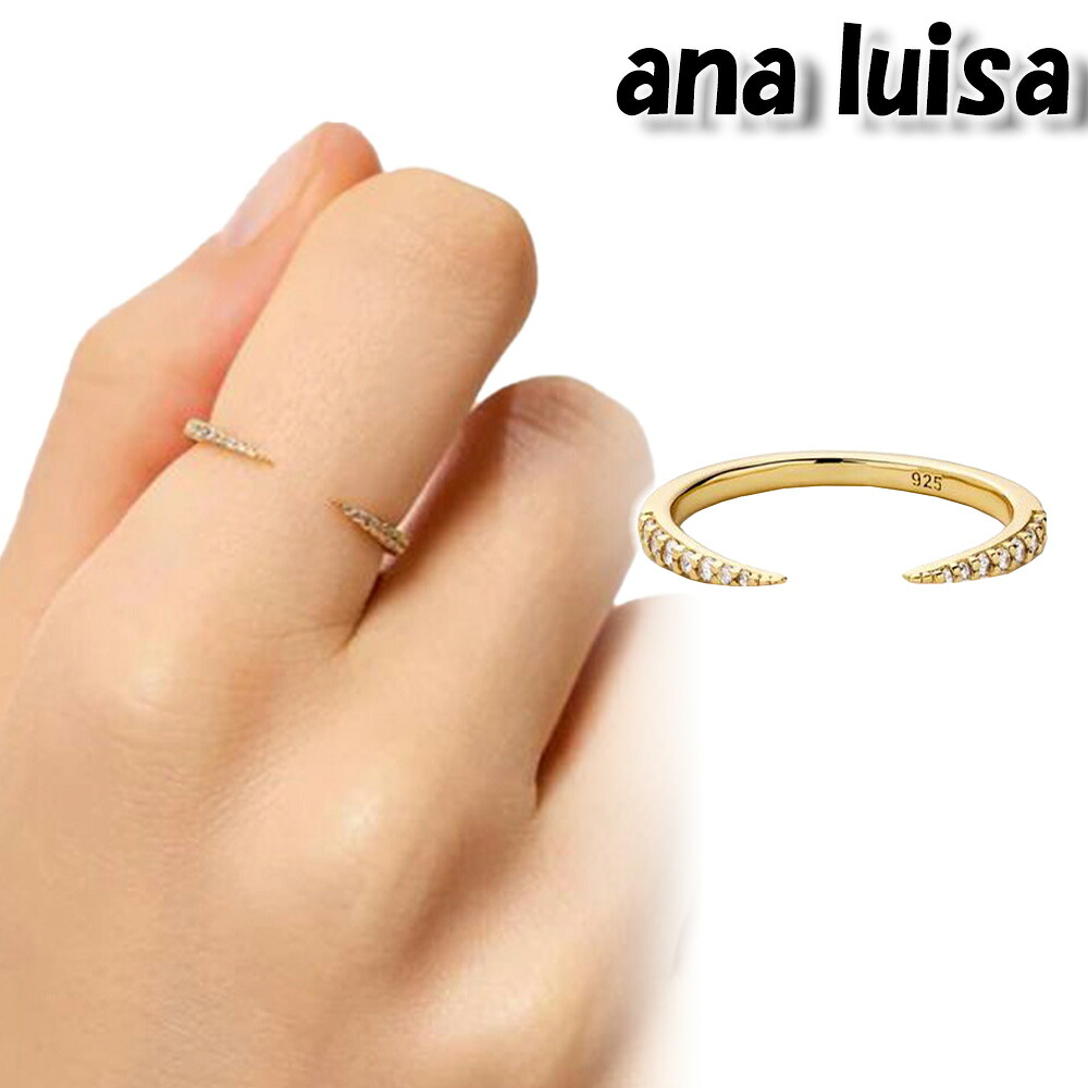 ana luisa アナルイサ リング 指輪 14K ASTER Gold Band Ring ゴールド 金 低刺激性 アクサセリー 誕生日 プレゼント ギフト 贈り物 お祝い パーティー 結婚式 二次会 人気 ホワイトデー [アクセサリー]