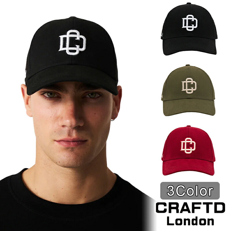 CRAFTD London クラフトロンドン キャップ 帽子 VARSITY CAP フリーサイズ 調節可能 ぼうし アクセサリー メンズ [帽子] ユ00572
