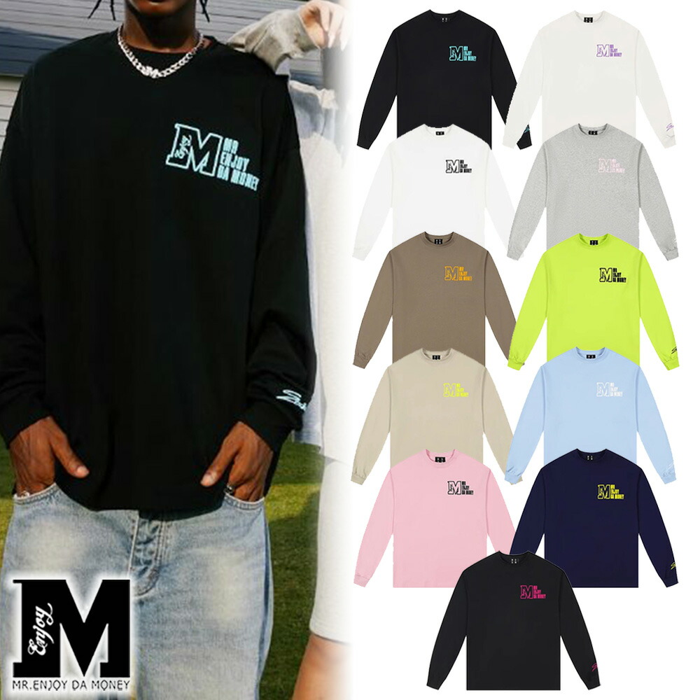 楽天市場】MEDM ミスターエンジョイダマネー 長袖 Tシャツ ロンT