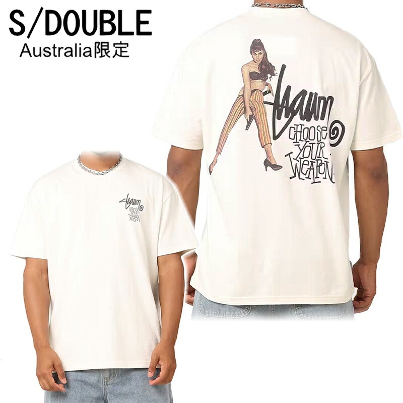 エスダブル Tシャツ AU限定 S/DOUBLE Shawn Dot T-Shirt Rose 楽天市場】エスダブル Tシャツ S/Double AU限定 S/DOUBLE Shawn