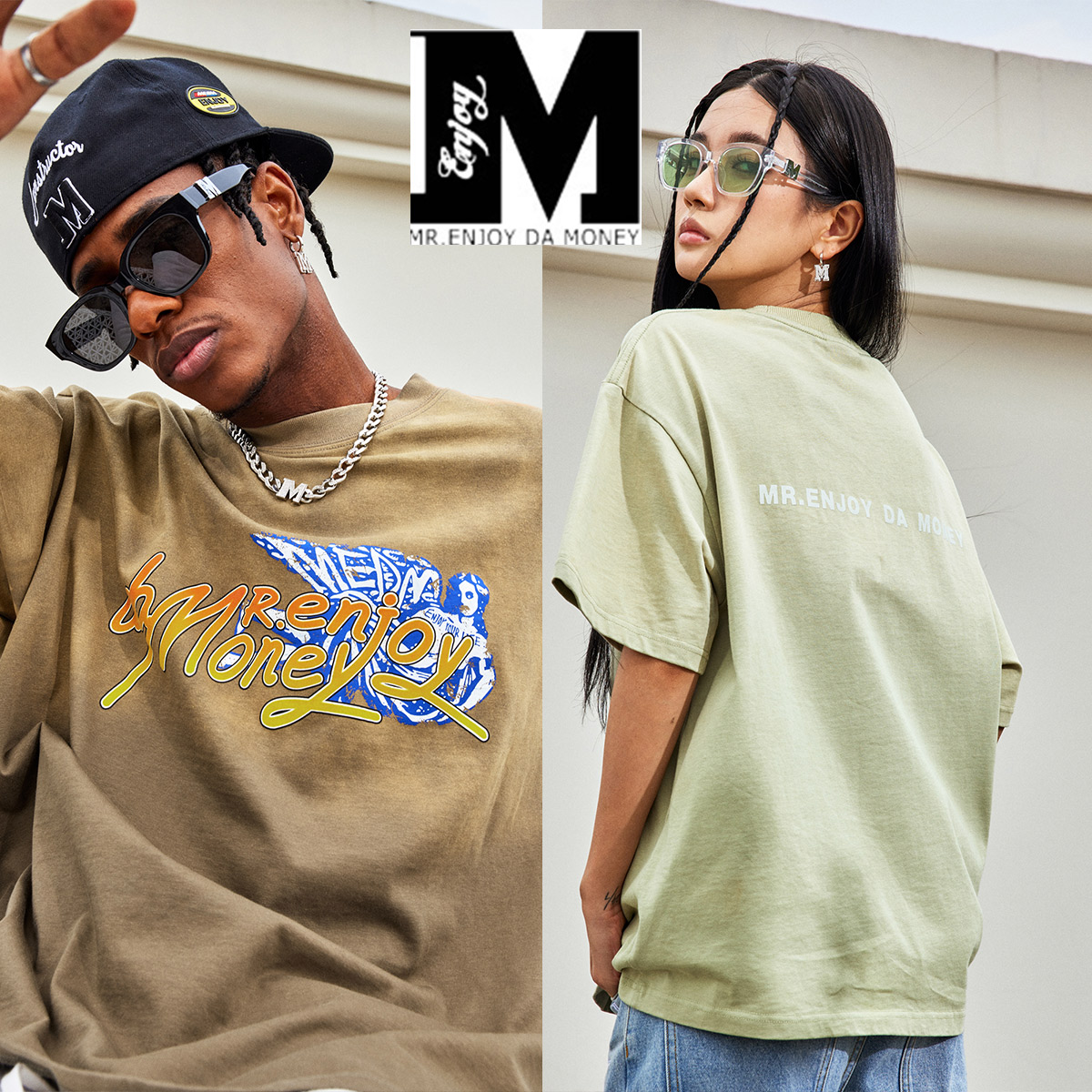 MEDM 半袖 ファッション ブランドのシャツ◆ 男女シンプル org.jpg