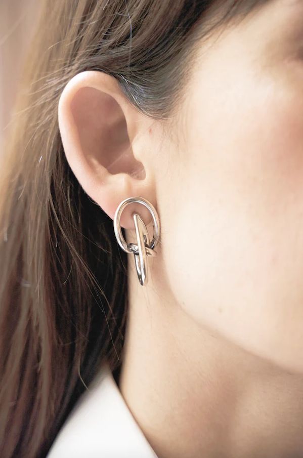 SETUP7｜PHILIPPE AUDIBERT/ニュアンスサークルピアス ゴールド