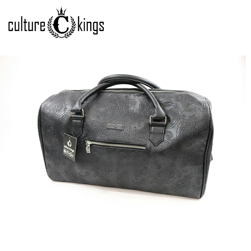 【楽天市場】CULTURE KINGS カルチャーキングス Destination Duffle Bag デスティネーション ダッフルバッグ ボストンバッグ メンズ ブラック ペイズリー