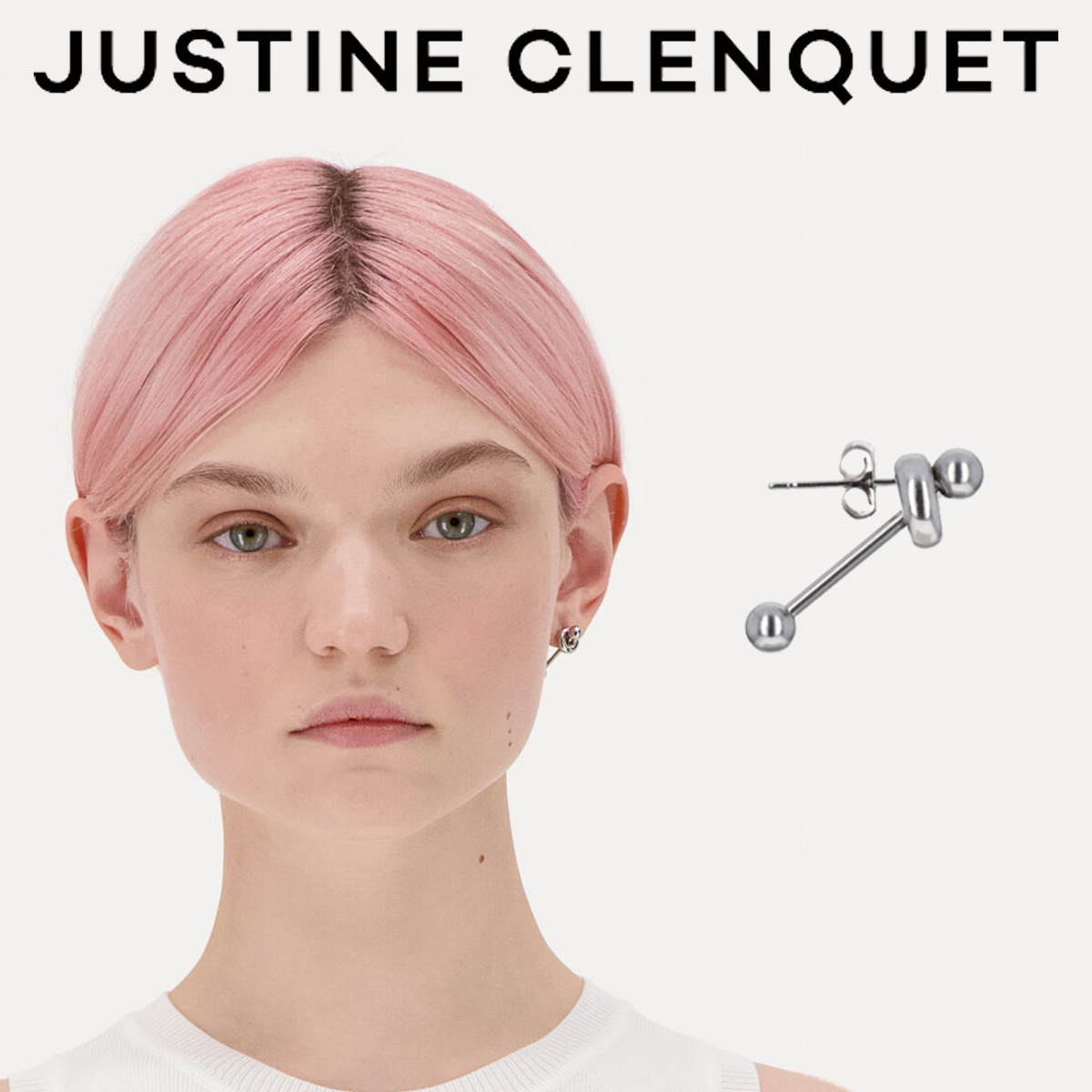 楽天市場】ジュスティーヌクランケ ピアス Justine Clenquet ミニ