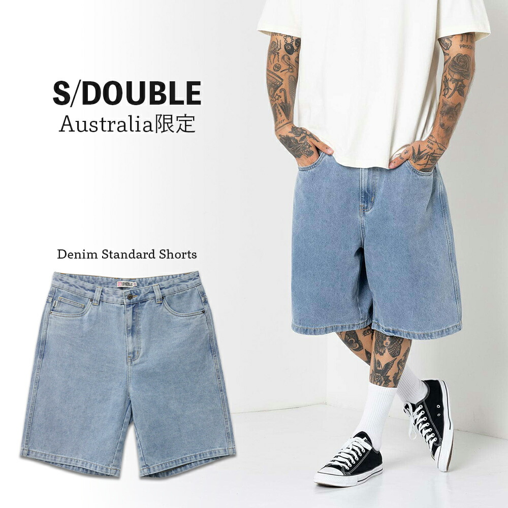 S/Double エスダブル デニム メンズ ハーフパンツ ジョーツ S/Double エスダブル デニム メンズ ハーフパンツ ジョーツ
