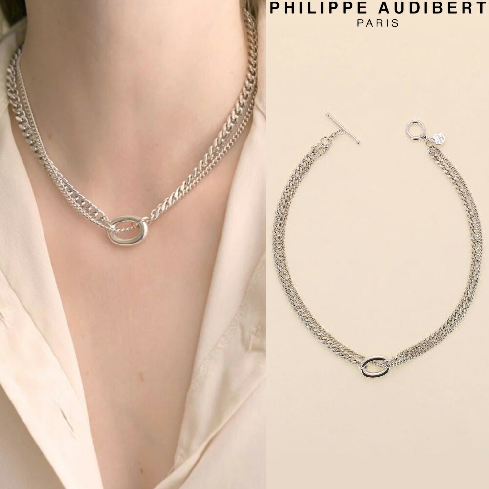 楽天市場】フィリップ オーディベール Philippe Audibert 24K COLLIER COURT IRMA イルマ ネックレス ペンダント  ゴールド シルバー ツートーン メタル PhilippeAudibert レディース [アクセサリー] : WILLS