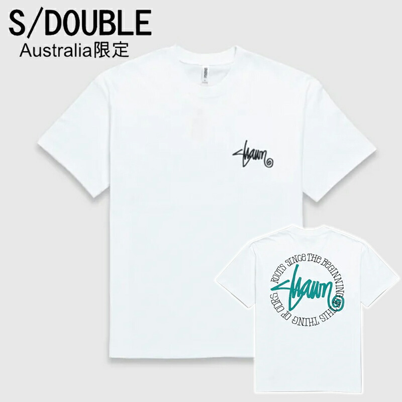 ◆S/Double◆ Shawn Script T-Shirt プリント 半袖 Tシャツ 楽天市場】エスダブル Tシャツ S/Double AU限定 S/DOUBLE Shawn