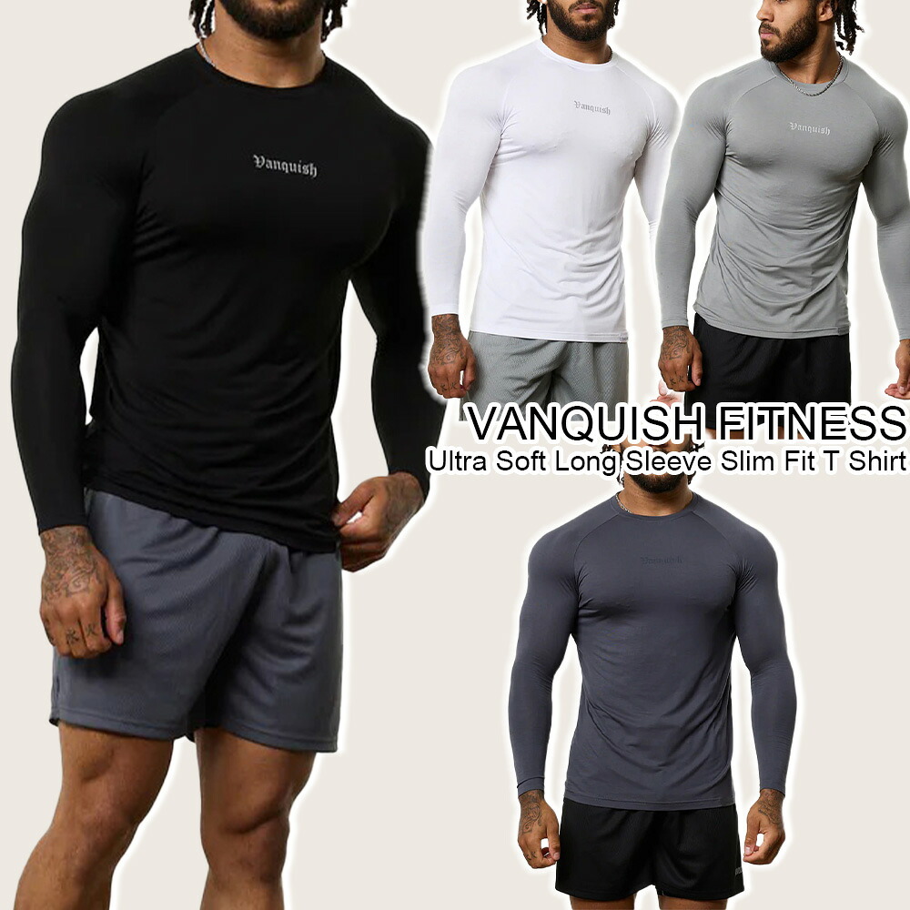 楽天市場】ヴァンキッシュ フィットネス VANQUISH FITNESS ロンT 長袖