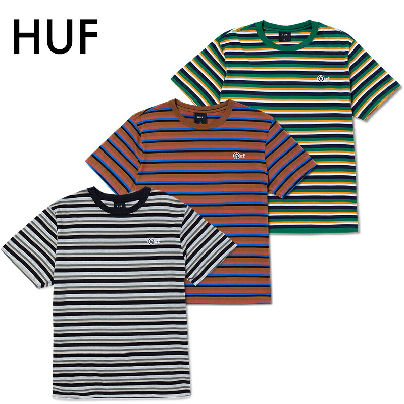 楽天市場】ハフ Tシャツ 半袖 HUF CROWN STRIPE KNIT TOP ニット