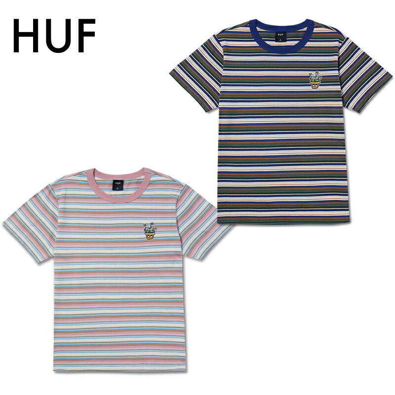 楽天市場】ハフ Tシャツ 半袖 HUF CROWN STRIPE KNIT TOP ニット