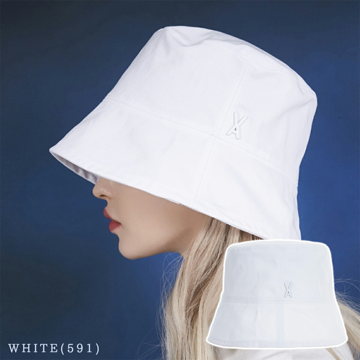 バザール バケットハット VARZAR Stud Drop Over Fit Bucket Hat