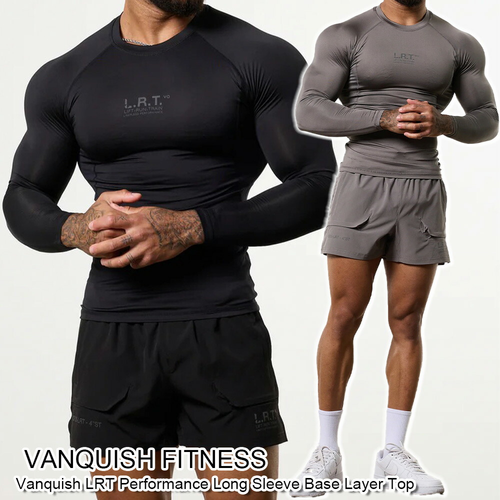 楽天市場】ヴァンキッシュ ロンT VANQUISH FITNESS 長袖 ハーフジップ