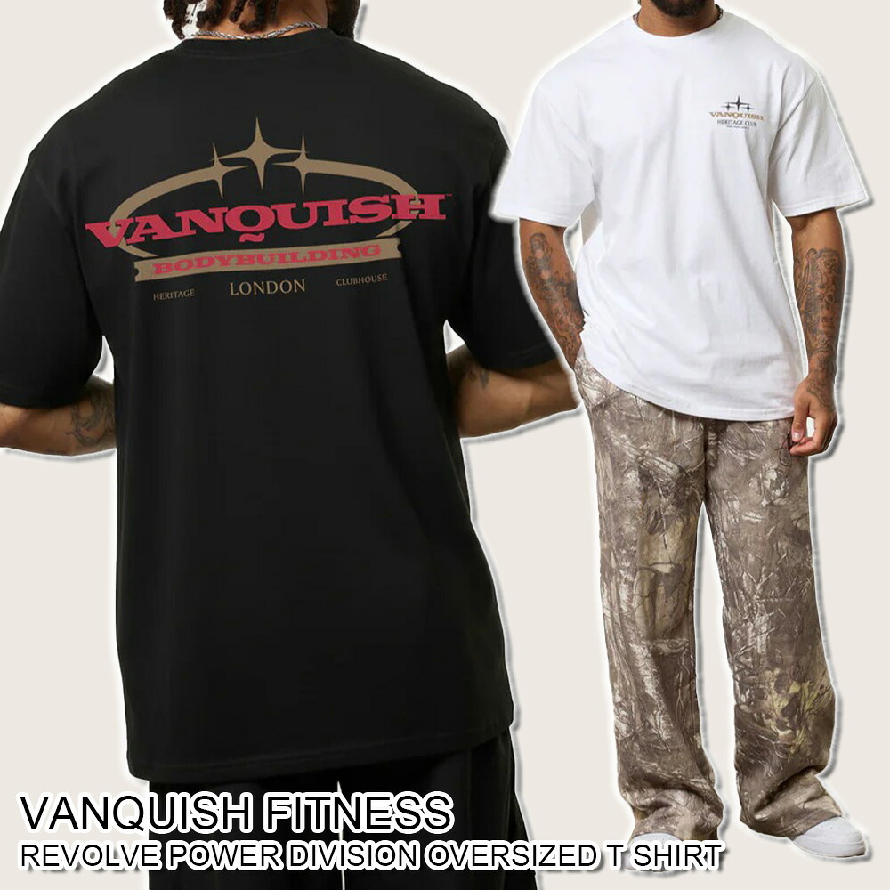 ヴァンキッシュ フィットネス 半袖 Tシャツ VANQUISH FITNESS REVOLVE CROWN OVERSIZED T SHIRT メンズ 筋トレ ジム ウエア スポーツ 正規品 [衣類] ユ00582