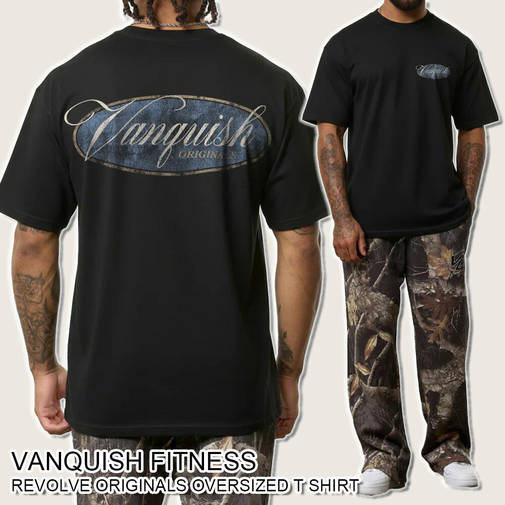 ヴァンキッシュ フィットネス 半袖 Tシャツ VANQUISH FITNESS REVOLVE ORIGINALS OVERSIZED T SHIRT メンズ 筋トレ ジム ウエア スポーツ 正規品 [衣類] ユ00582