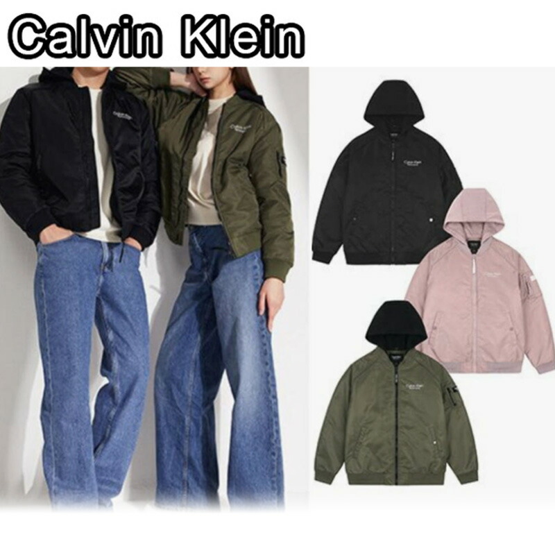 カルバンクライン ボンバー ジャケット Calvin Klein パフォーマンス ユニセックス パッド入り ロゴ フルジップ 防寒 オーバーサイズ メンズ レディース ユニセックス CK25SSKJK0001 [衣類] ユ00572