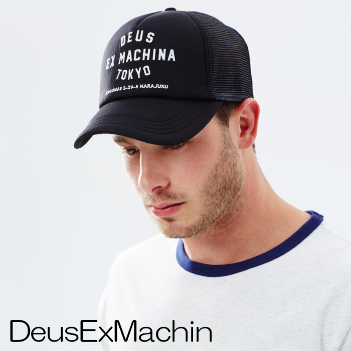 楽天市場】デウスエクスマキナ キャップ Deus Ex Machina DIAMOND TRUCKER black white / navy 帽子  ロゴ 刺繍 コットンキャップ ストラップバック[帽子] : s.s shop