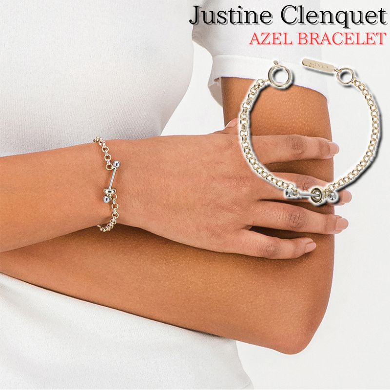 ジュスティーヌクランケ ブレスレット アゼル JUSTINE CLENQUET AZEL BRACELET パラジウム レディース メンズ ユニセックス [アクセサリー] ユ00582