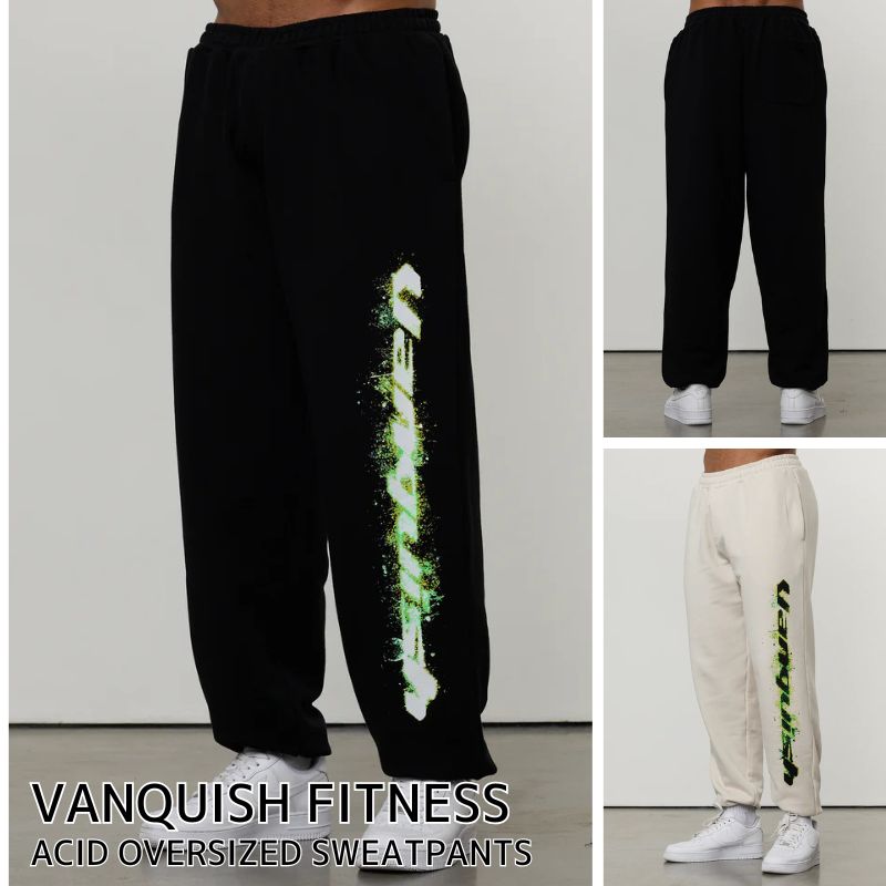 ヴァンキッシュ 相応うネス スウェットパンツ VANQUISH FITNESS ACID OVERSIZED SWEATPANTS ズボン下 メンズ 筋トレ 体育館 御召しもの 運動競技 相応うネス 置き目品[御召しもの] ユ00572