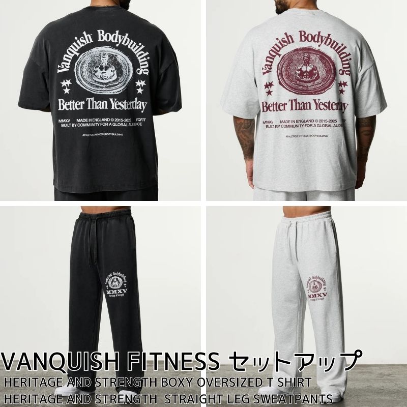 vanquish fitness オーバーサイズ スウェットセットアップ ヴァン 