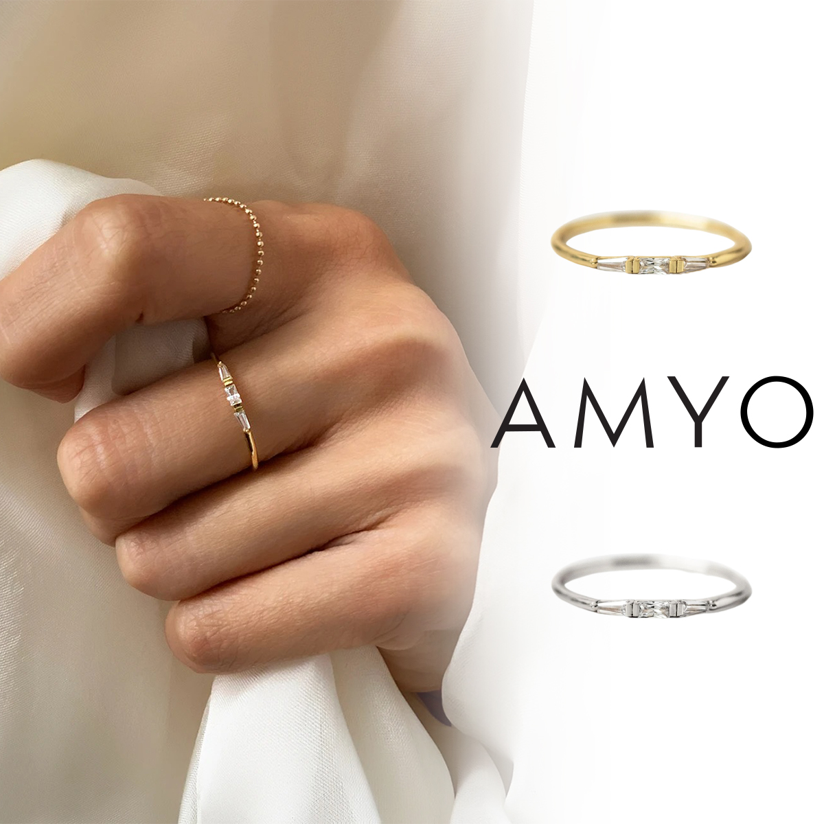 楽天市場】エイミーオー AMY O Bead Chain Ring 14K Gold 指輪 リング 