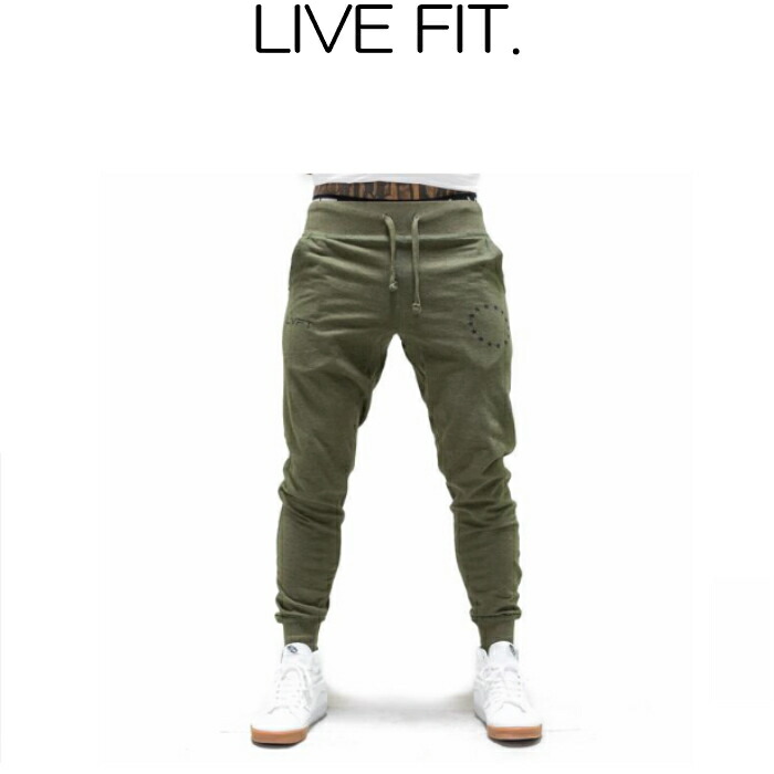 楽天市場】リブフィット ジョガー パンツ LIVE FIT ATHLETIC