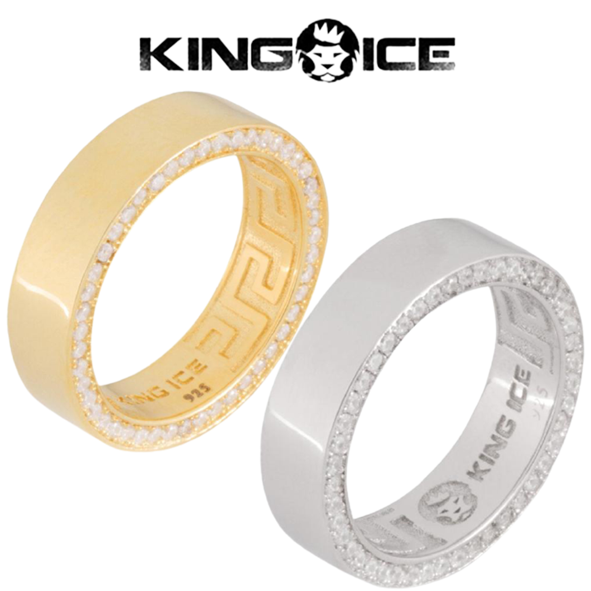 楽天市場】KING ICE キングアイス 指輪 リング ICED CROWN RING 14k 