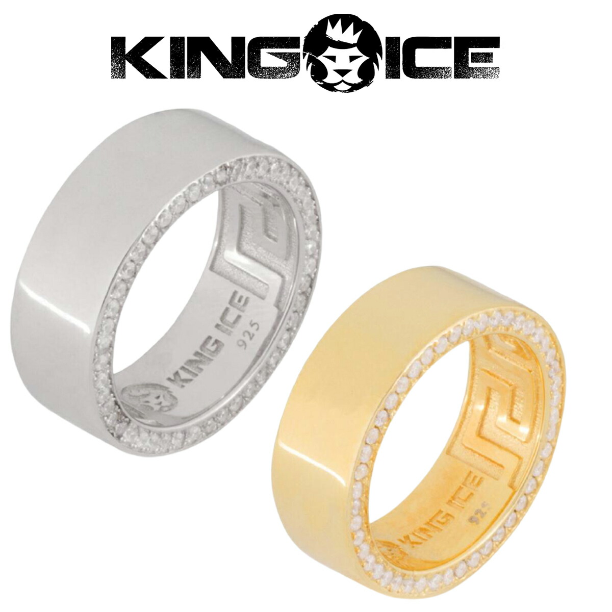 送料税込【King Ice】.925 Sterling Silver Infinity Ring-5 Row 送料税込【King Ice】.925 Sterling Silver Infinity Ring-5 Row