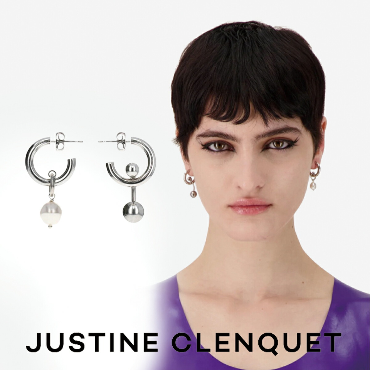 Justine Clenquet (ジュスティーヌクランケ)Avaピアスシングル 楽天市場】ジュスティーヌクランケ Justine Clenquet エヴァ