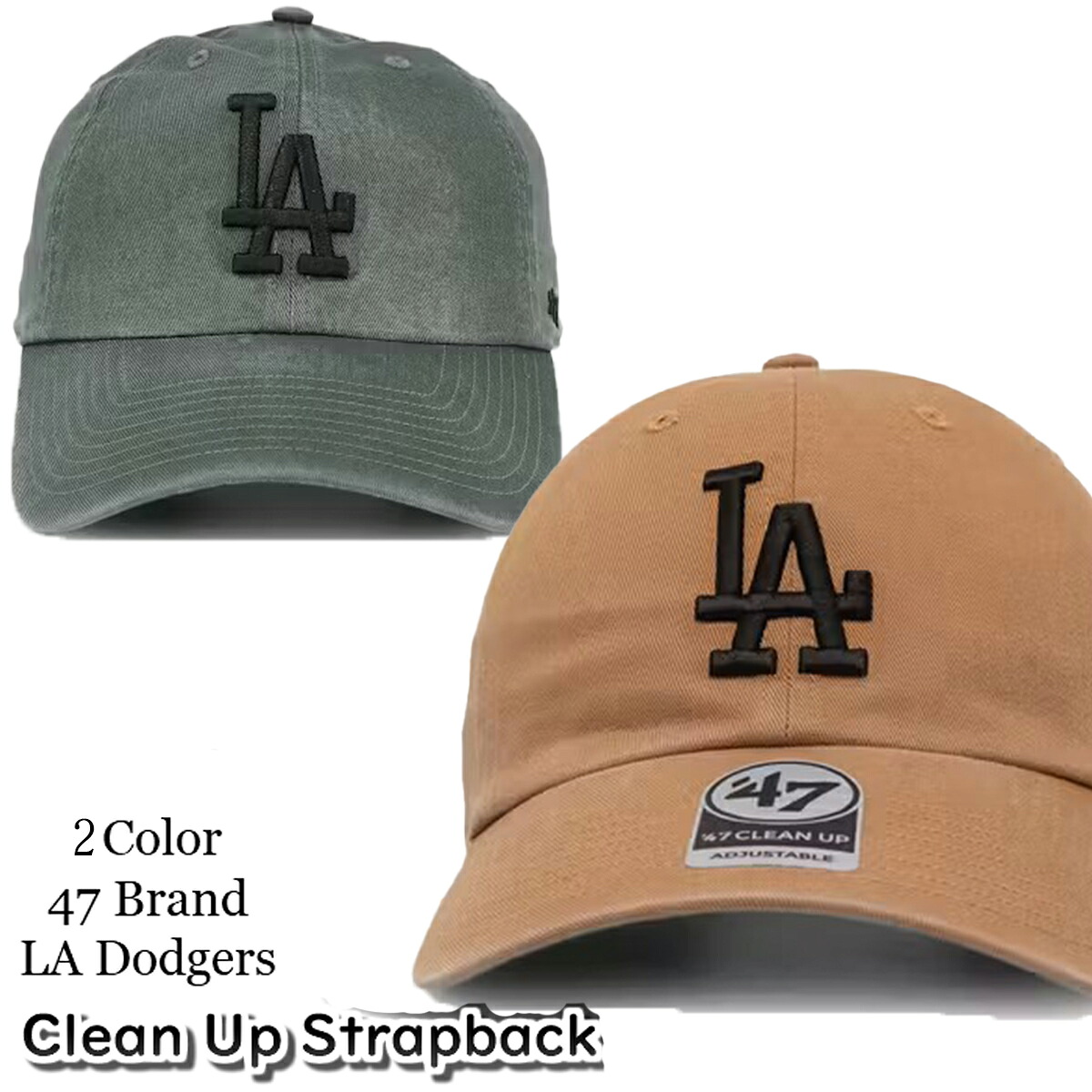 フォーティーセブンブランド 47 Brand Los Angeles Dodgers Clean Up Strapback キャップ 帽子 ロサンゼルスドジャース 正規品[帽子] 4,327円