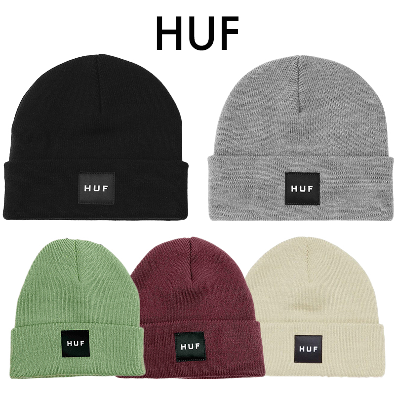 【楽天市場】ハフ ニット帽 HUF ビーニー Essentials Box Logo