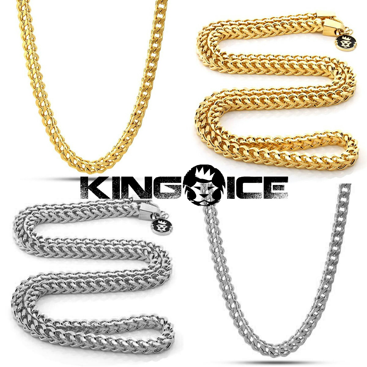 楽天市場】KING ICE キングアイス ネックレス チェーン 18MM