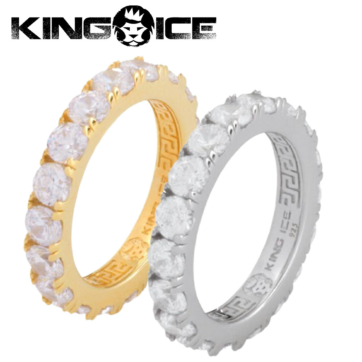送料税込【King Ice】.925 Sterling Silver Infinity Ring-5 Row 送料税込【King Ice】.925 Sterling Silver Infinity Ring-5 Row