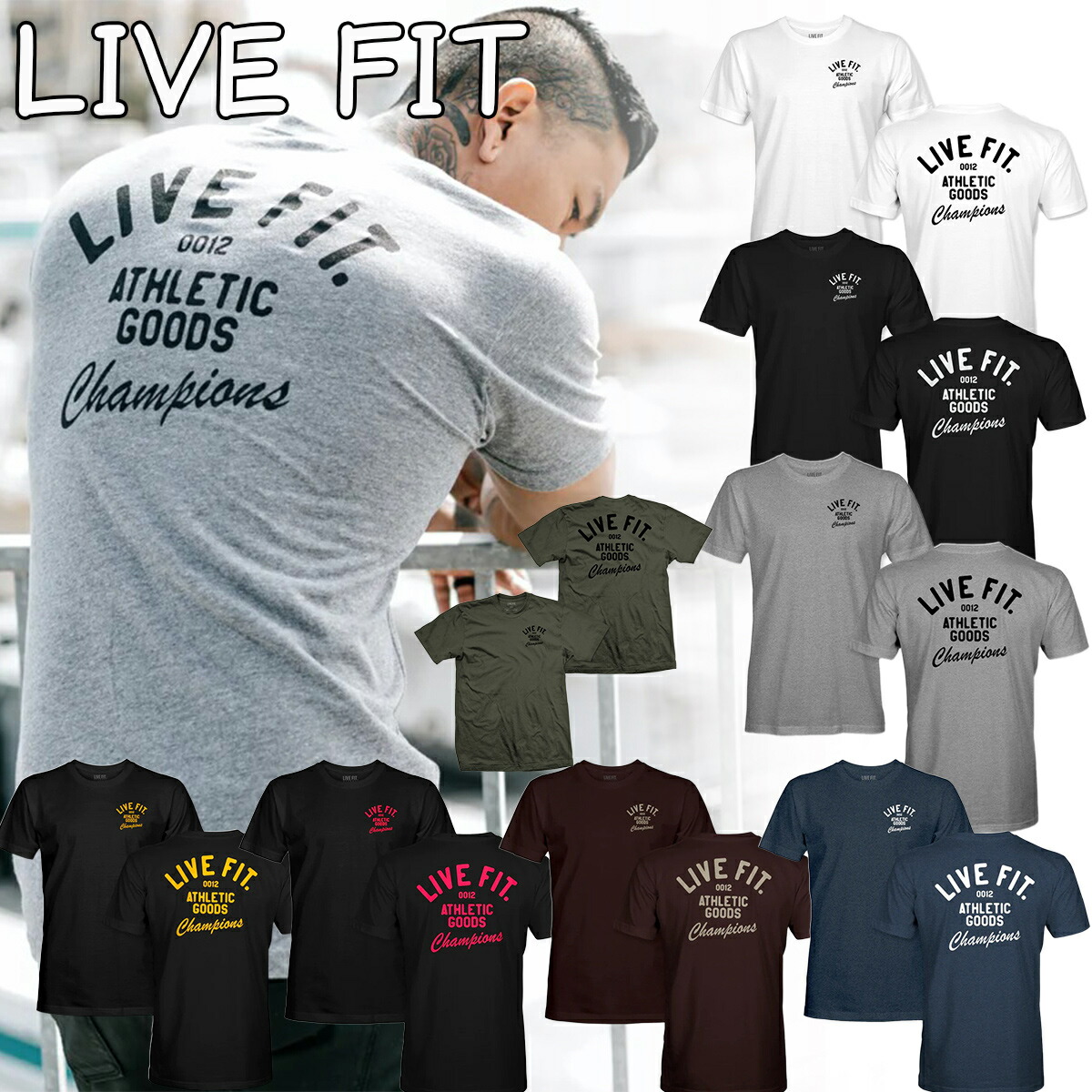 楽天市場】リブフィット LIVE FIT Put In Work Tee Tシャツ 半袖 ブラック 黒 トップス メンズ 筋トレ ジム ウエア  スポーツ 正規品[衣類] : WILLS