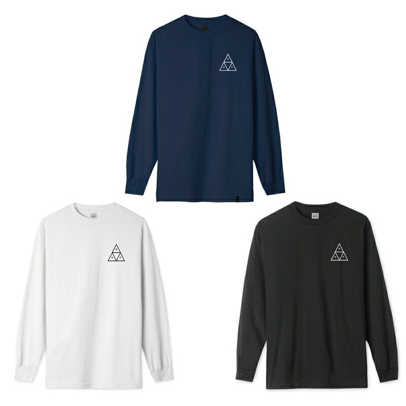 HUF 長袖Tシャツ ホワイト/ブルー　男女兼用　春　秋　冬 HUF 長袖Tシャツ ホワイト/ブルー 男女兼用 春 秋 冬 HUF 長袖T